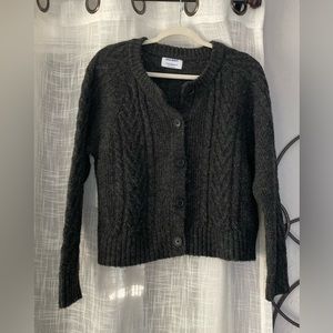 Old Navy Charcoal Cardigan
